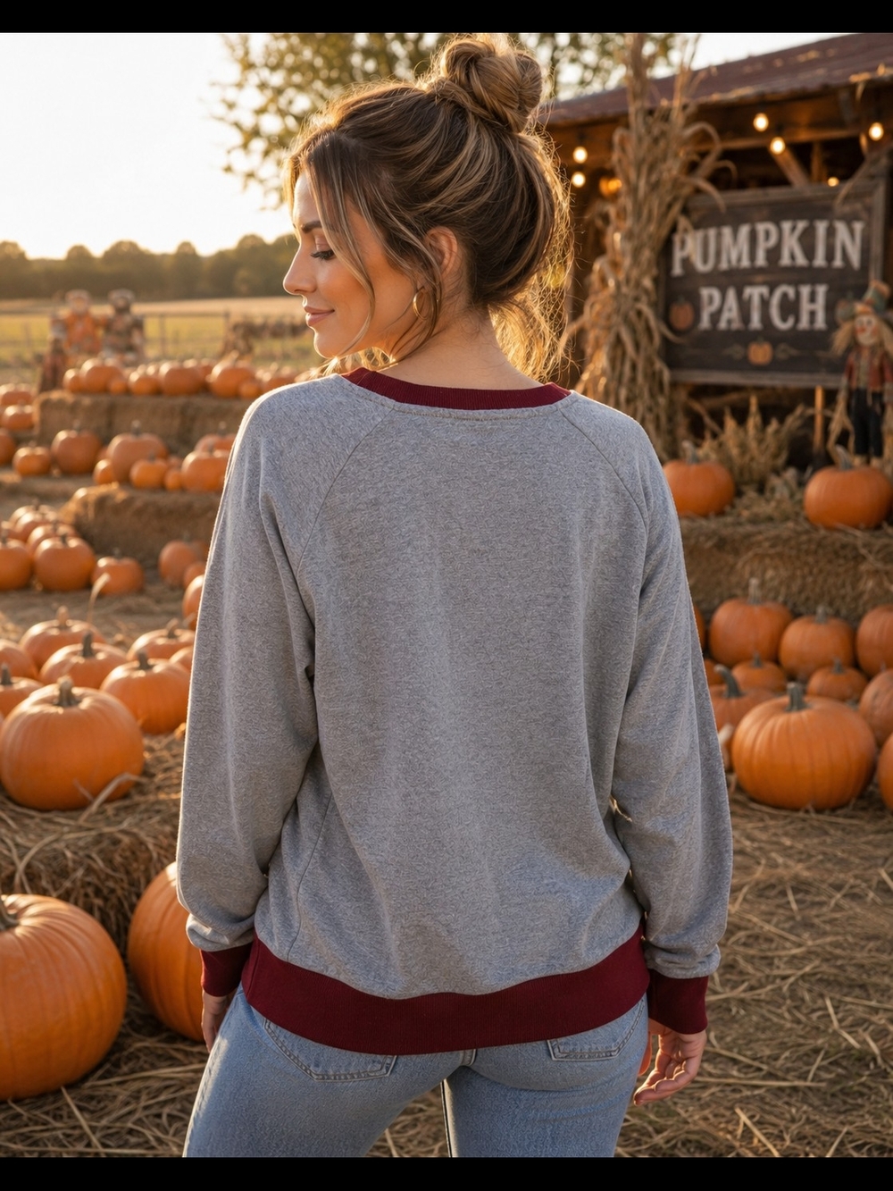 MODCLOTH SNOOPY PEANUTS TJE GREAT PUMPKIN SWEATSHIRT SZ XL - Picture 3 of 7